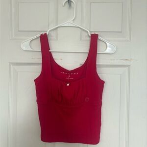 Aeropostale Vibrant Red Tank Top